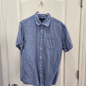 Banana Republic Mens Standard Fit Short Sleeve Shirt Sz M